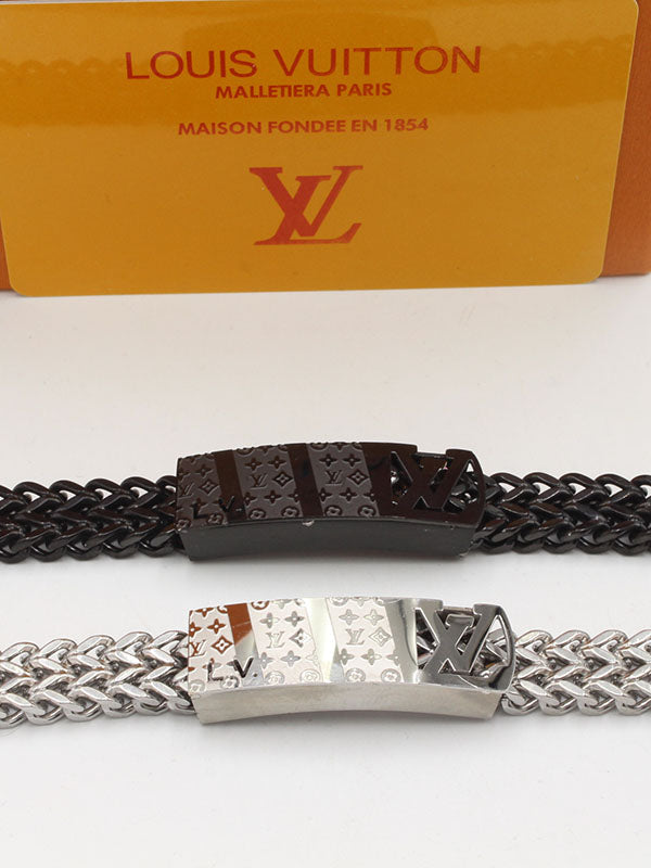 اسوارة لويس فيتون رجالية ستنلس ستيل اسواره louis vuitton