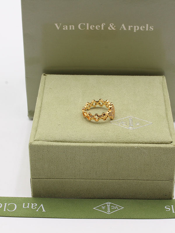 خاتم فان كليف زركون ورده خواتم van cleef