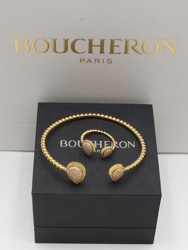 اسواره بوشرون مع خاتم زركون اسواره bucheron