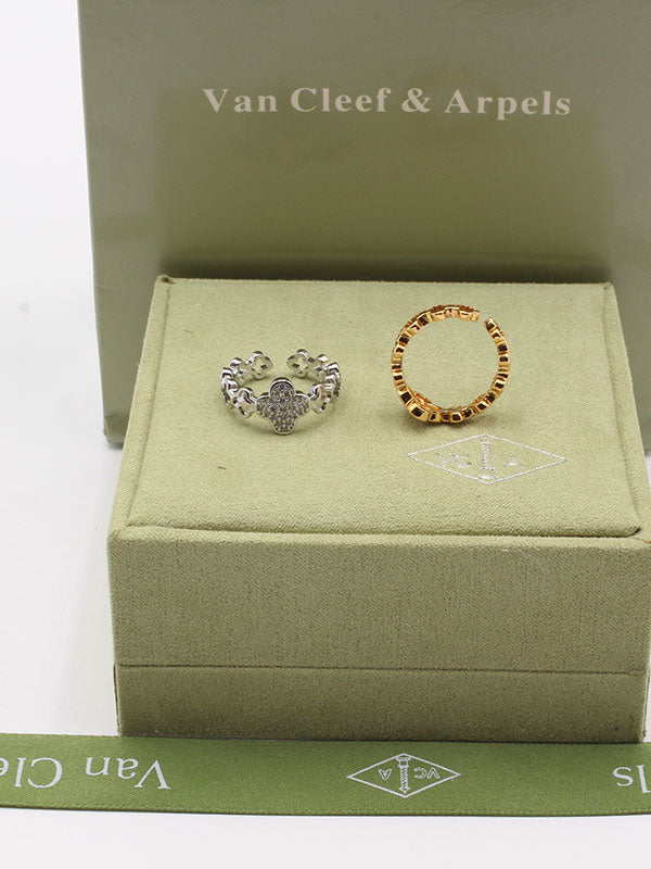 خاتم فان كليف زركون ورده خواتم van cleef