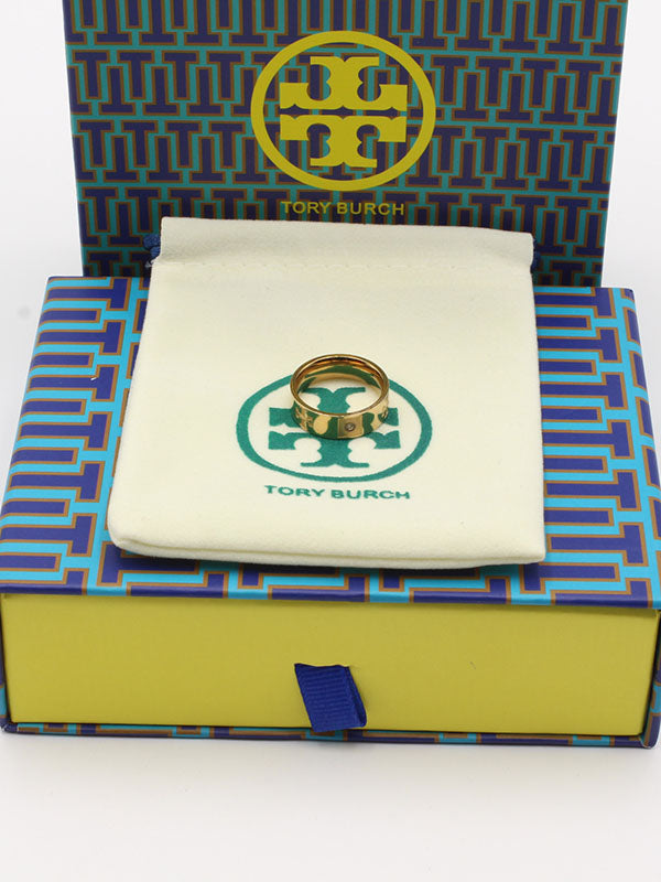 دبله توري بورش فلات خواتم tory burch ذهبي 6