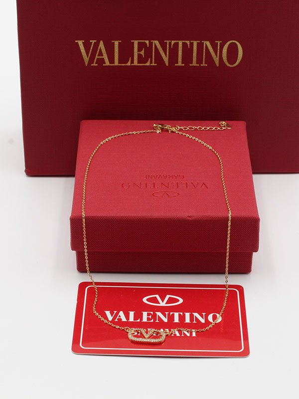 سلسال فالنتينو زركون ناعم V سلسال VALENTINO