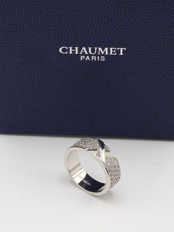 خاتم شومية زركون لوقو خواتم chaumet