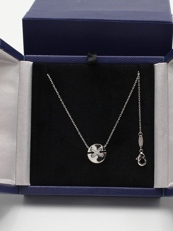 سلسال شومية اكس زركون ناعم لوقو سلسال chaumet