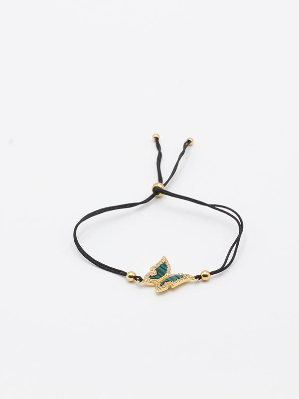 اسواره فراشه خيط ناعمه اسواره jewel اخضر