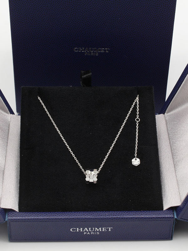 سلسال شومية اسطواني زركون ناعم لوقو سلسال chaumet