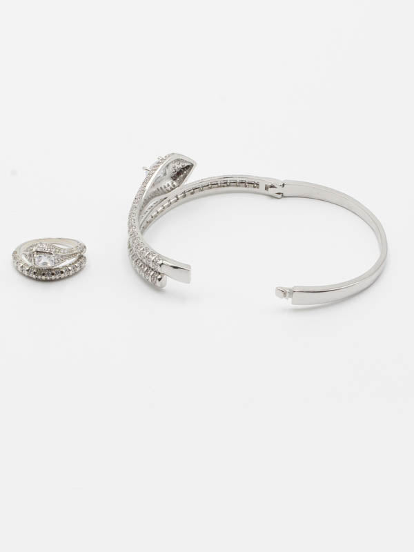 اسواره بولغاري زركون مع خاتم اسواره bvlgari