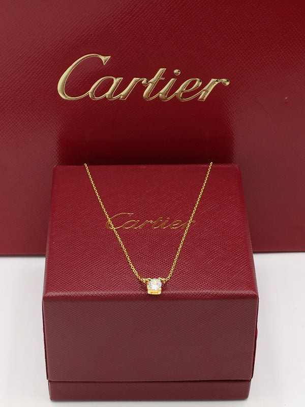 سلسال كارتير سوليتير ستون زركون لوقو سلسال CARTIER