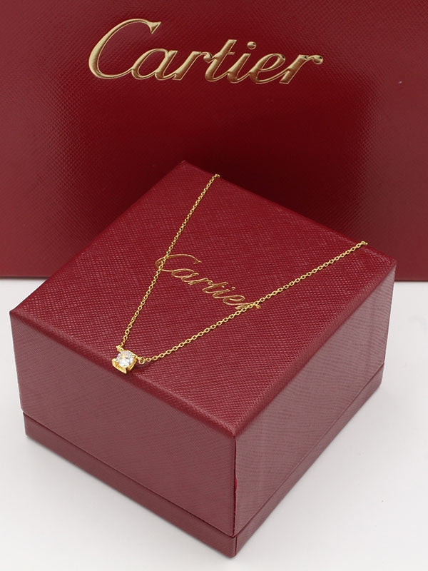 سلسال كارتير سوليتير ستون زركون لوقو سلسال CARTIER