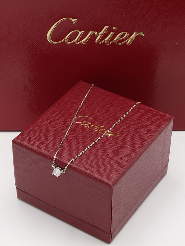 سلسال كارتير سوليتير ستون زركون لوقو سلسال CARTIER