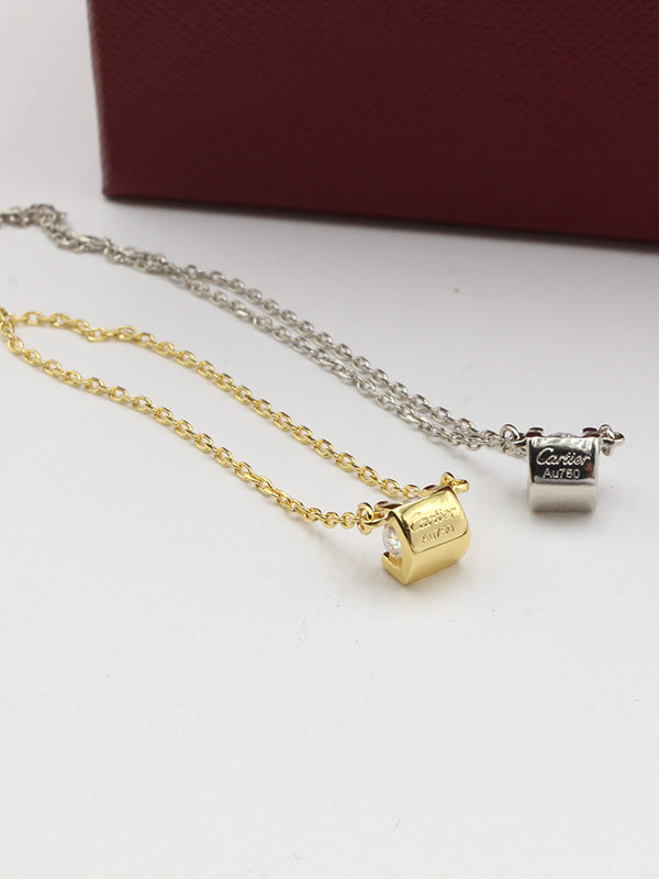 سلسال كارتير سوليتير ستون زركون لوقو سلسال CARTIER