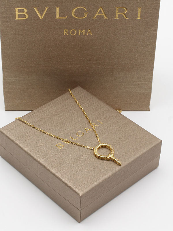 سلسال بولغاري سيركل سنيك زركون سلسال bvlgari