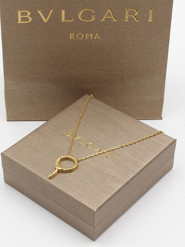 سلسال بولغاري سيركل سنيك زركون سلسال bvlgari