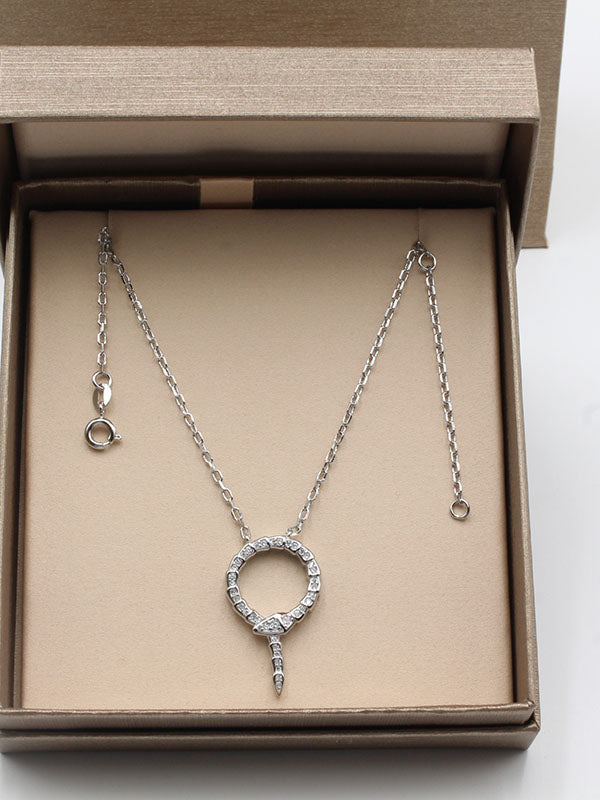 سلسال بولغاري سيركل سنيك زركون سلسال bvlgari