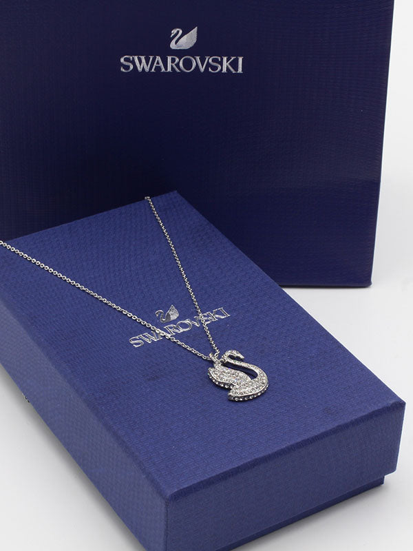 سلسال سواروفسكي سوان زركون كبير سلسال Swarovski