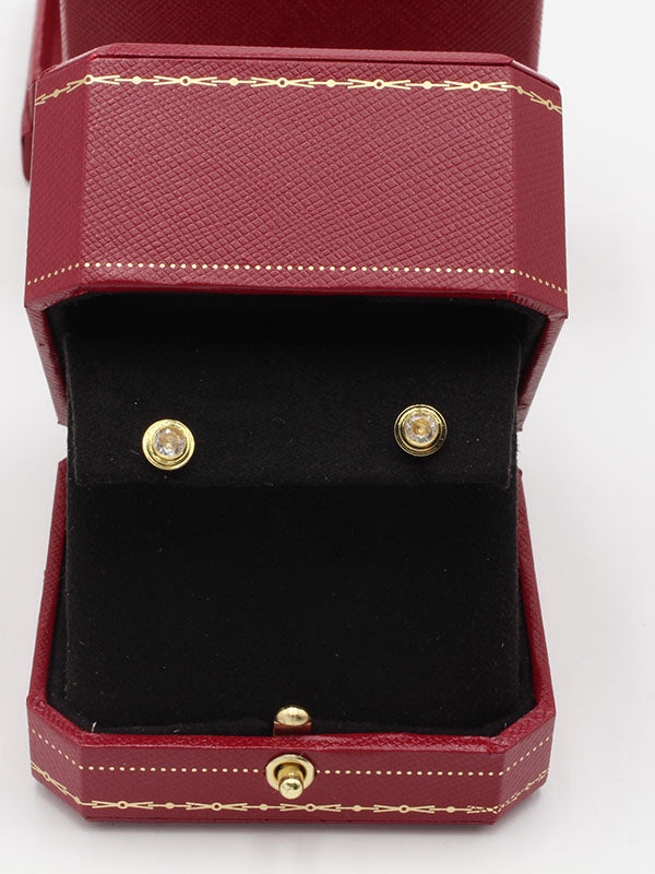 حلق كارتير ون ستون صعير حلق CARTIER