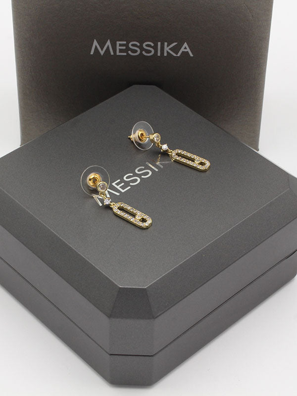 حلق ميسيكا زركون ناعم حلق messika