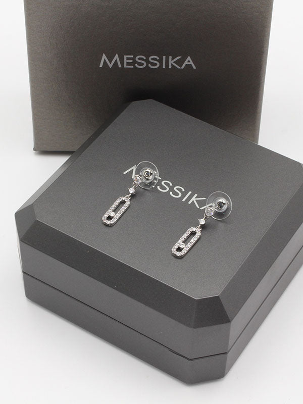 حلق ميسيكا زركون ناعم حلق messika