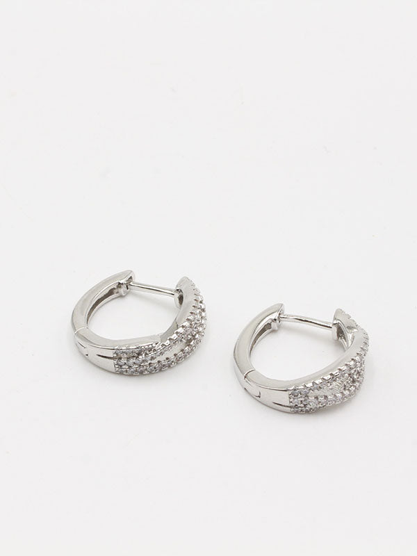 حلق زركون كيرف حلق new فضي