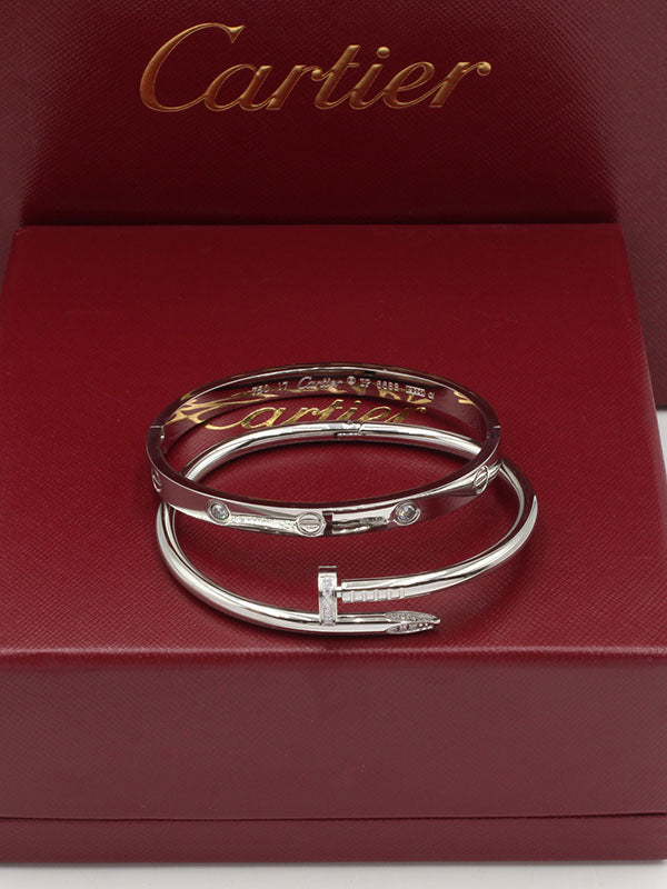 اسوارة كارتير مسمار مع اسواره لوف زركون اسواره CARTIER