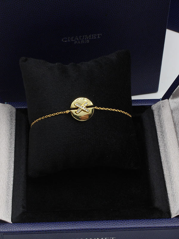 اسوارة شومية اكس زركون ناعم لوقو اسواره chaumet