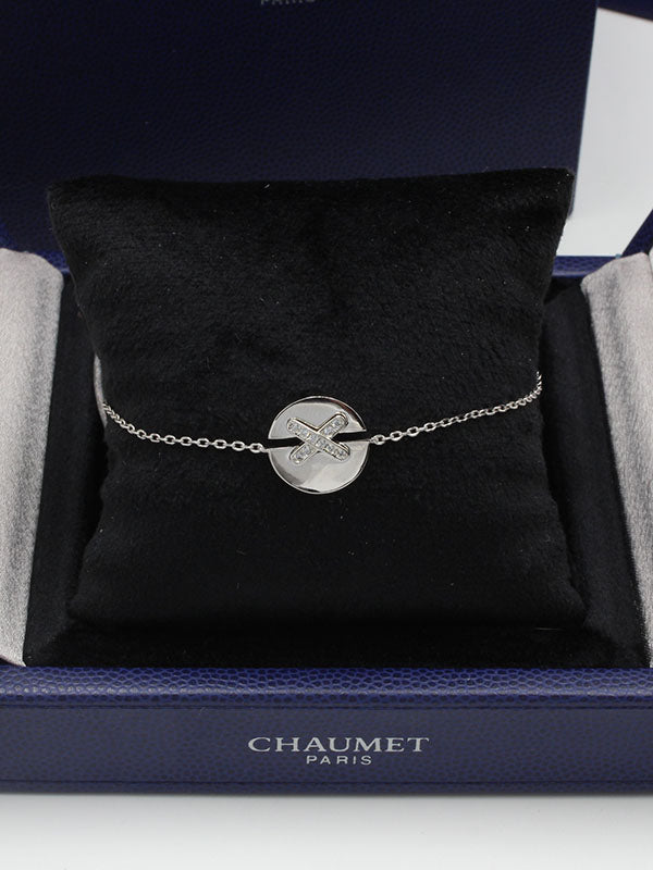 اسوارة شومية اكس زركون ناعم لوقو اسواره chaumet