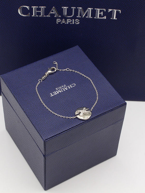 اسوارة شومية اكس زركون ناعم لوقو اسواره chaumet