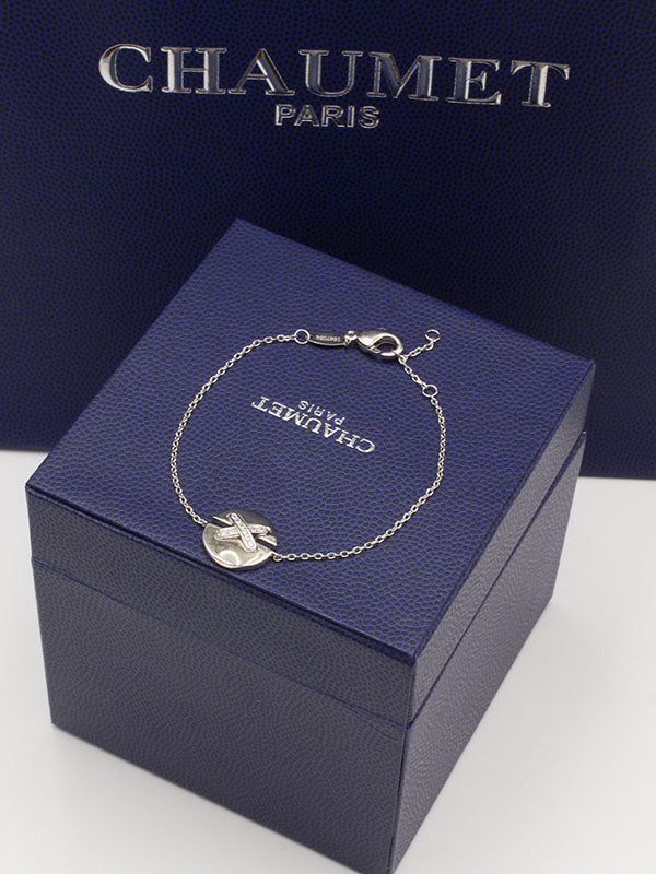 اسوارة شومية اكس زركون ناعم لوقو اسواره chaumet