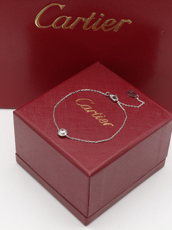 اسواره كارتير ناعم ون ستون اسواره CARTIER فضي