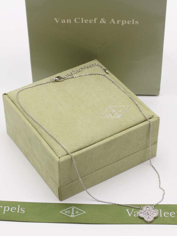 سلسال فان كليف ون فلاو زركون سلسال van cleef