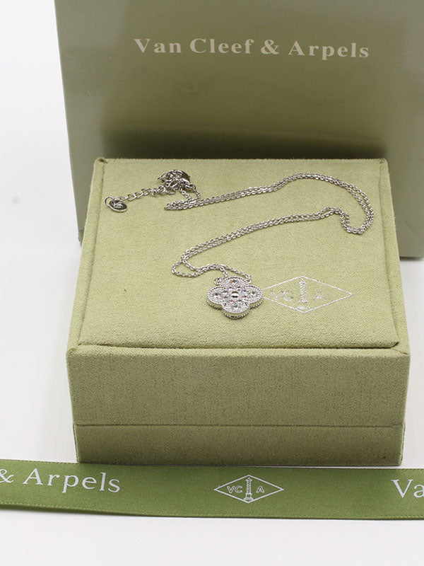 سلسال فان كليف ون فلاو زركون سلسال van cleef