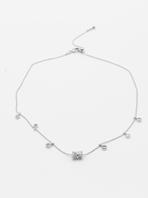 سلسال تشوكر 52207-2 سلسال jewel فضي