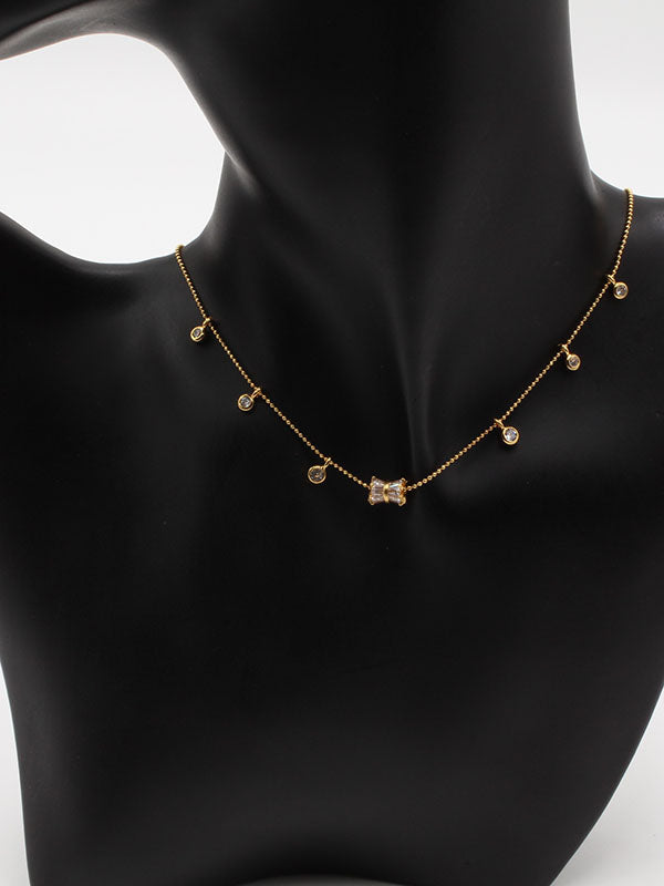 سلسال تشوكر 52207-2 سلسال jewel ذهبي