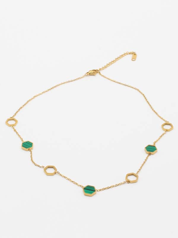 سلسال تشوكر 52207-1 سلسال jewel اخضر