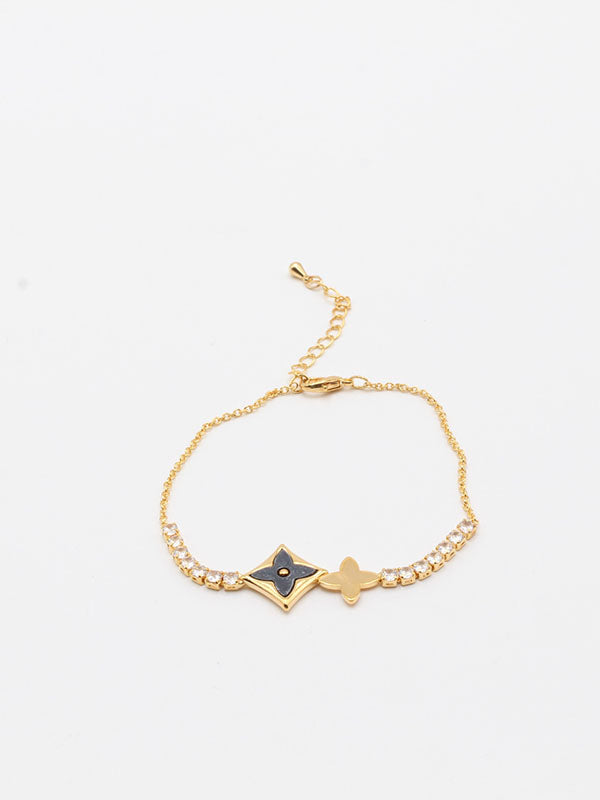 اسواره 407981-4 اسواره jewel ذهبي اسود