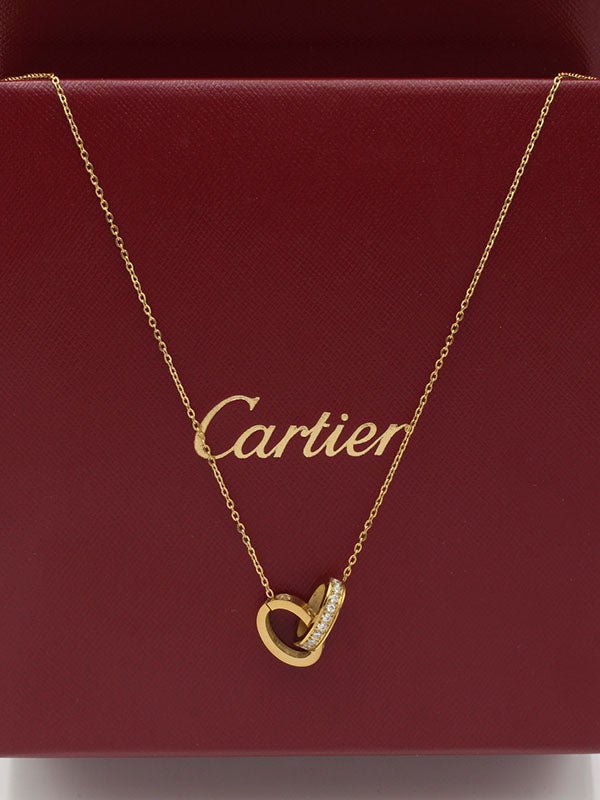 سلسال كارتير لوف بيضاوي كبير سلسال CARTIER ذهبي