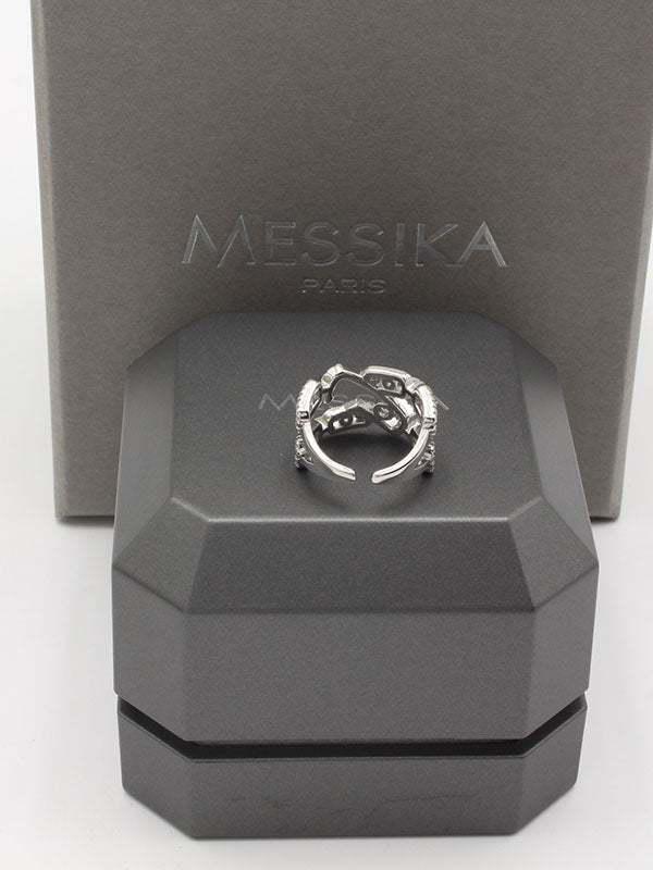 خاتم ميسيكا عريض زركون خواتم messika