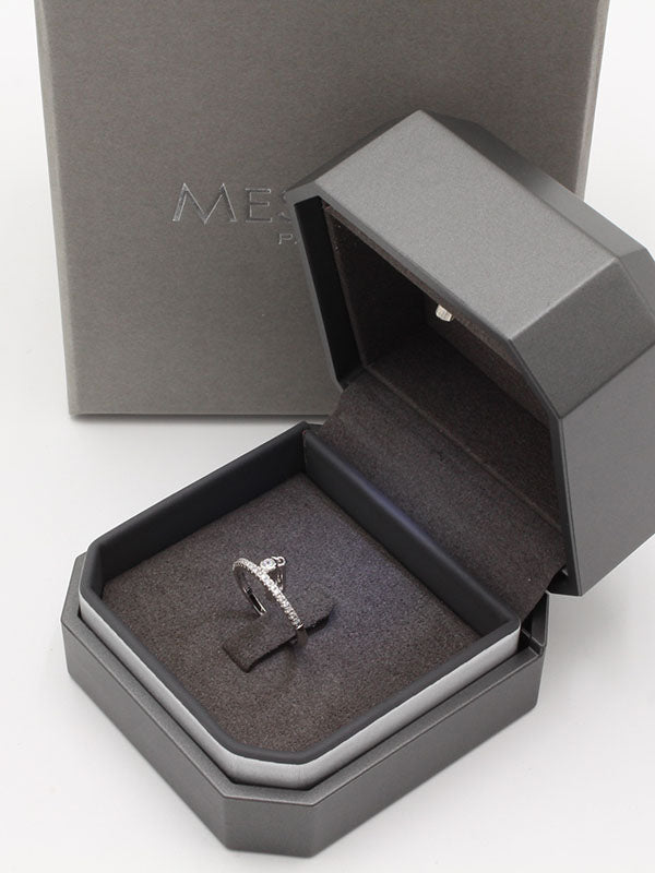 خاتم ميسيكا زركون ناعم لوقو خواتم messika فضي 6