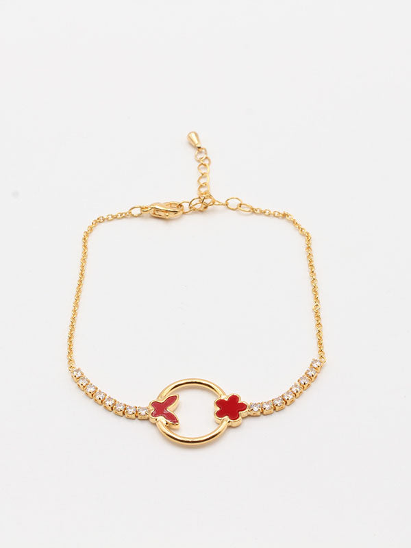 اسواره 407981-21 اسواره jewel ذهبي احمر