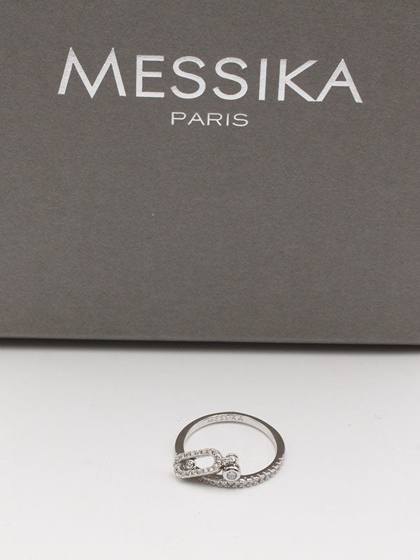 خاتم ميسيكا زركون ناعم لوقو خواتم messika