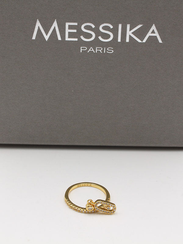 خاتم ميسيكا زركون ناعم لوقو خواتم messika