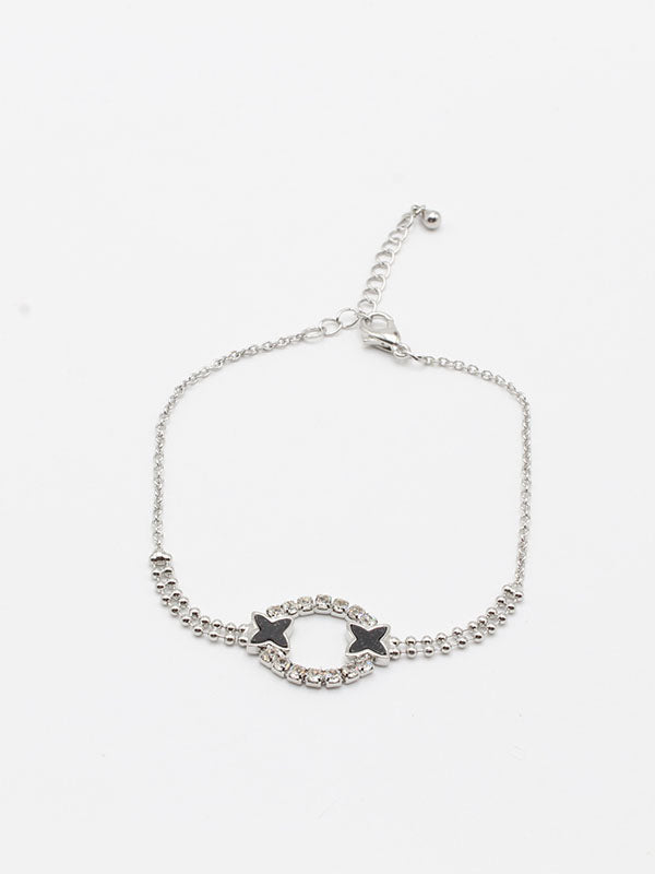 اسواره 407981-12 اسواره jewel فضي اسود