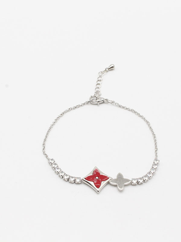 اسواره 407981-4 اسواره jewel فضي احمر