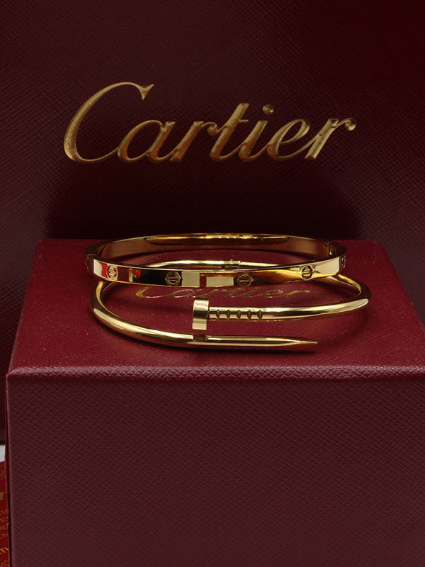 اسوارة كارتير مسمار مع اسواره لوف النحيفة slim اسواره CARTIER