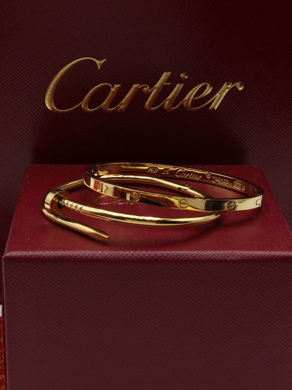اسوارة كارتير مسمار مع اسواره لوف النحيفة slim اسواره CARTIER