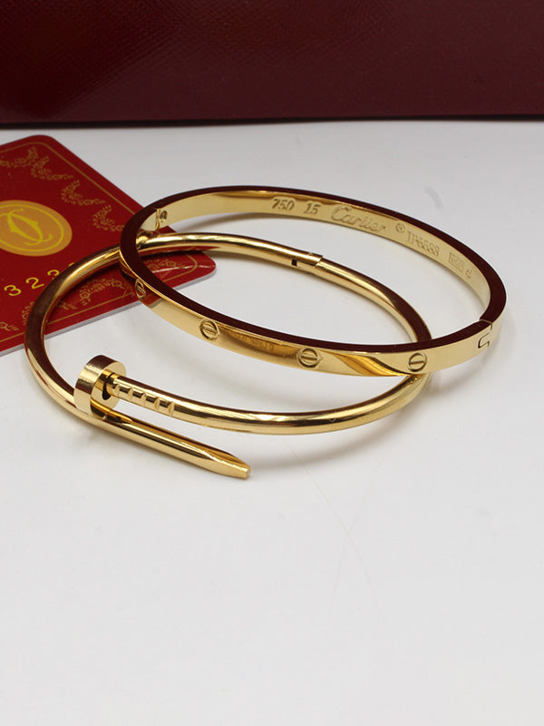 اسوارة كارتير مسمار مع اسواره لوف النحيفة slim اسواره CARTIER