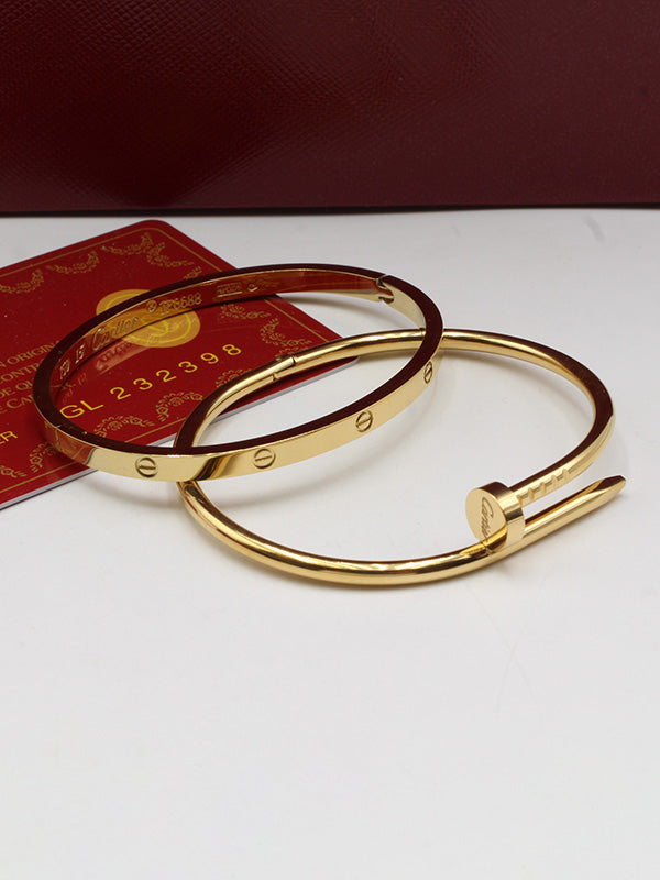 اسوارة كارتير مسمار مع اسواره لوف النحيفة slim اسواره CARTIER