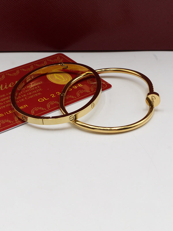 اسوارة كارتير مسمار مع اسواره لوف النحيفة slim اسواره CARTIER