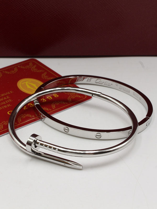 اسوارة كارتير مسمار مع اسواره لوف النحيفة slim اسواره CARTIER