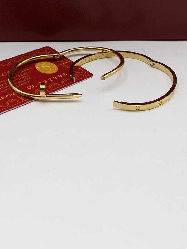 اسوارة كارتير مسمار مع اسواره لوف النحيفة slim اسواره CARTIER